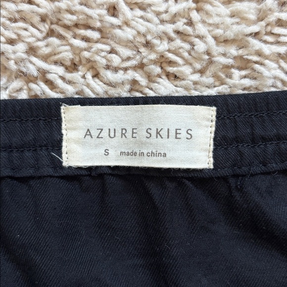 The Aritzia Azure Skies Strapless Jumpsuit. Black. Size Small. - Picture 7 of 9